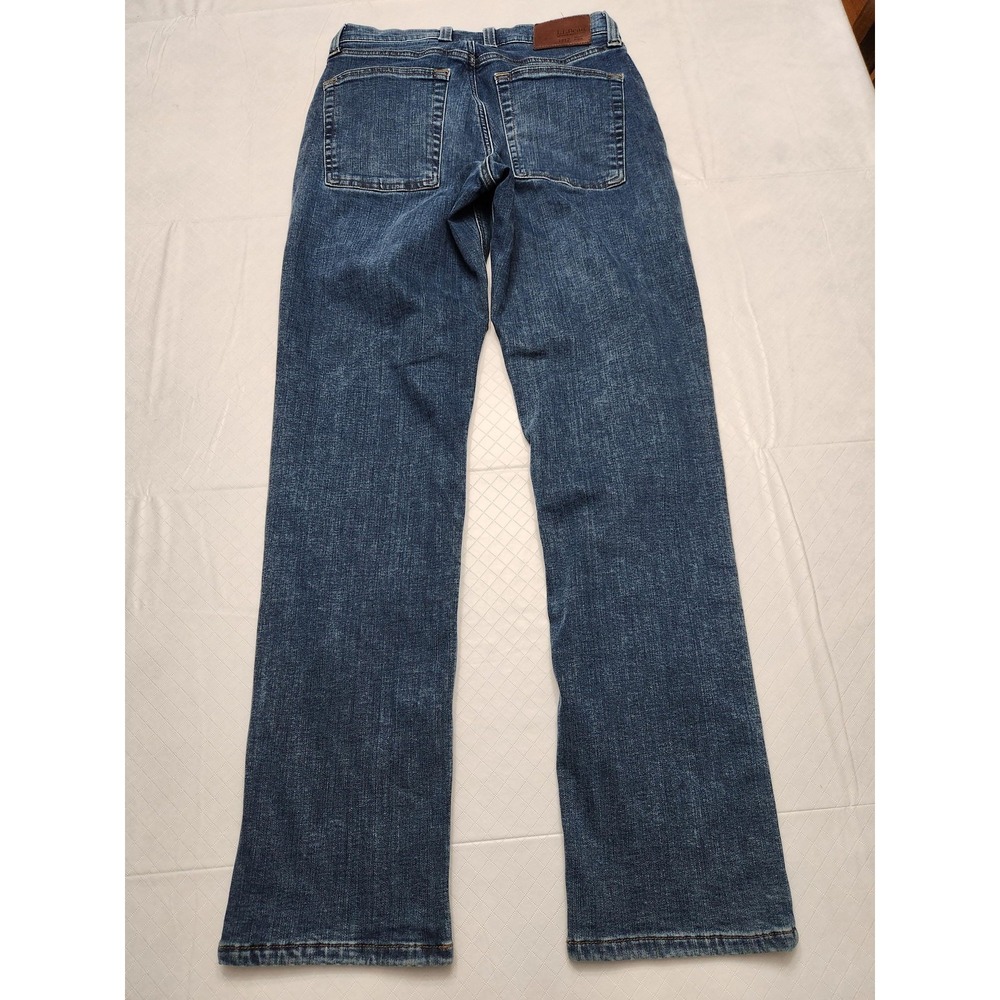 L.L.Bean Jeans Mens 30x32 Blue Classic Fit Fleece Lined Insulated Winter Denim - Picture 12 of 13